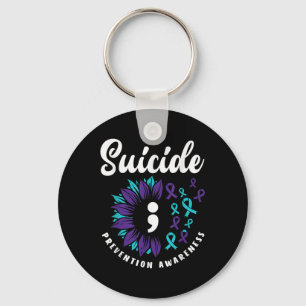 Suicide Awareness Support voor zelfmoordpreventie Sleutelhanger