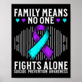 Suicide Awareness Suprt Suicide Prevention Awarene Poster (Voorkant)
