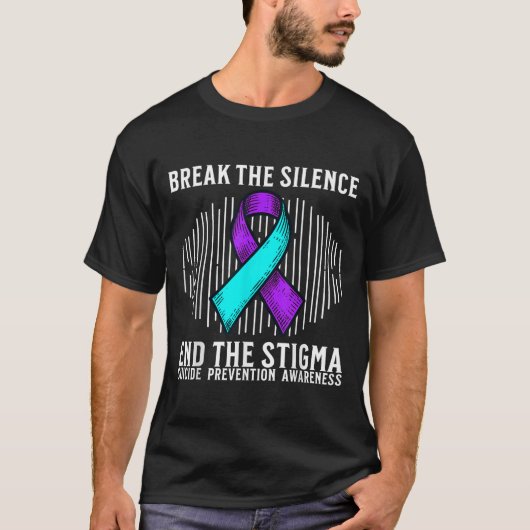 Suicide Awareness Suprt Suicide Prevention Awarene T-shirt (Voorkant)