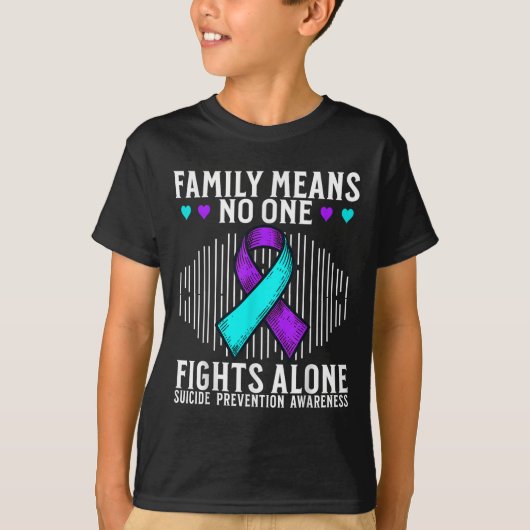 Suicide Awareness Suprt Suicide Prevention Awarene T-shirt (Voorkant)