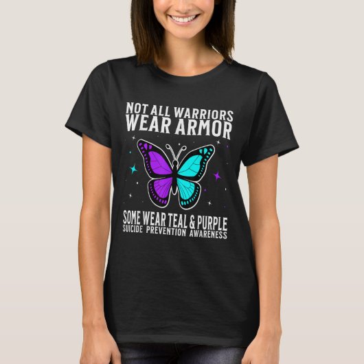 Suicide Awareness Warrior Suicide Prevention Aware T-shirt (Voorkant)