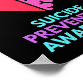 Suicide Gives The Pain To Someone Else. Suicide Aw Poster (Hoek)