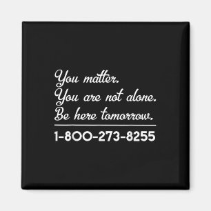 Suicide Hotline - Zelfmoordbewustzijn en -preventi Magneet