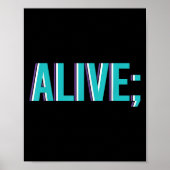Suicide Prevention Alive _ I For Suprters Poster (Voorkant)