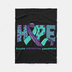 Suicide Prevention Awareness Hope Ribbon You Probl Fleece Deken