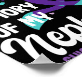 Suicide Prevention Awareness In Memory Of Nephew Poster (Hoek)