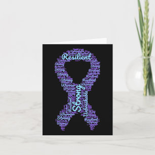 Suicide Prevention Awareness Maand Lint met STR Kaart