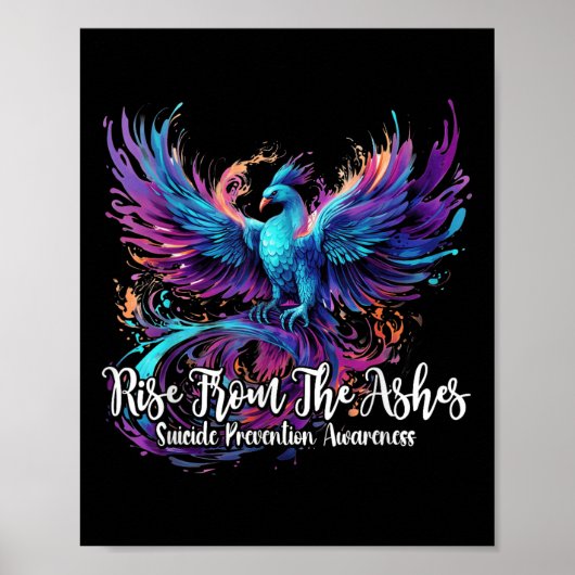 Suicide Prevention Awareness PACUTE SS Schattigee Poster (Voorkant)