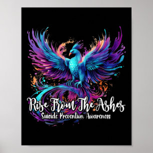 Suicide Prevention Awareness Phoenix stijgt uit de Poster