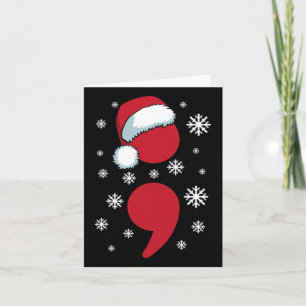 Suicide Prevention Awareness Santa Claus Hat Kaart
