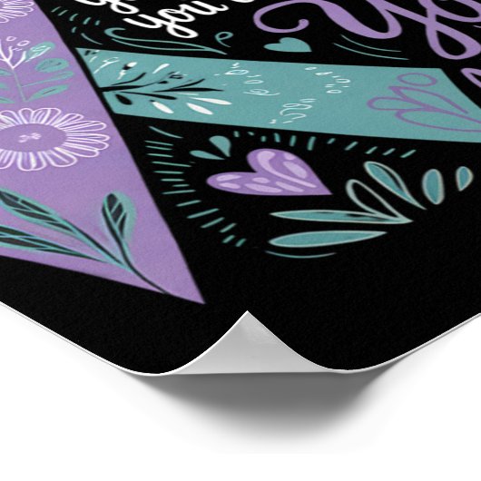 Suicide Prevention Awareness Sitive Suprt You Poster (Hoek)