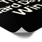 Suicide Prevention- Don't Let The Hard Days Win Pr Poster (Hoek)