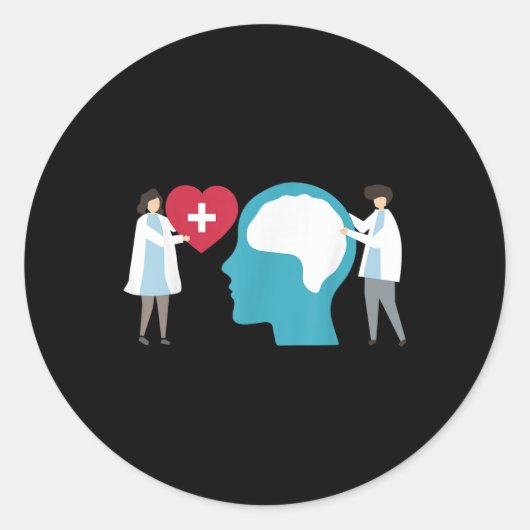 Suicide Prevention - Mental Health Awareness 8  Ronde Sticker (Voorkant)