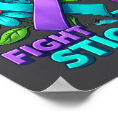 Suicide Prevention Suprt Fight Stigma Suicide Awar Poster (Hoek)