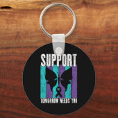 Suicide Prevention Suprt Tomorrow _ I For Suprters Sleutelhanger (Voorkant)