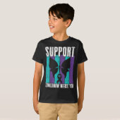 Suicide Prevention Suprt Tomorrow _ I For Suprters T-shirt (Voorkant volledig)