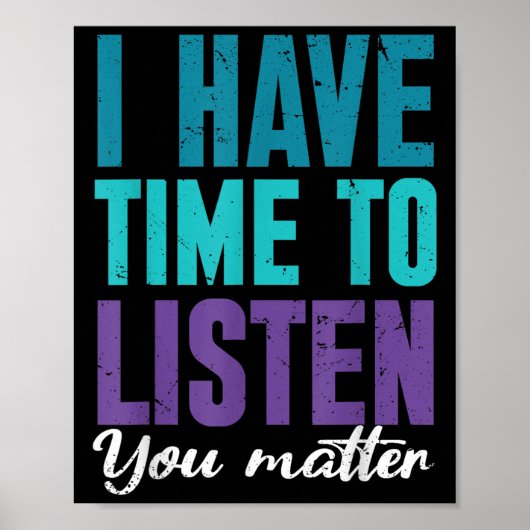 Suicide Prevention You _ I For Suprters  Poster (Voorkant)