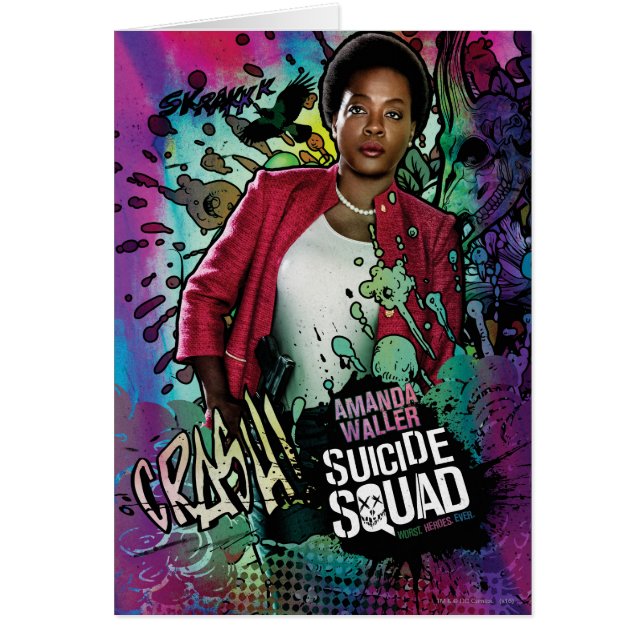 Suicide Squad | Amanda Waller Character Graffiti (Voorkant)