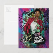 Suicide Squad | Amanda Waller Character Graffiti Briefkaart (Voorkant / Achterkant)