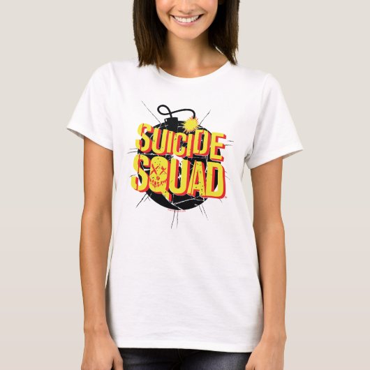 Suicide Squad | Bomb Logo 3 T-shirt (Voorkant)
