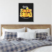 Suicide Squad | Bomb-Logo Canvas Afdruk (Insitu (Slaapkamer))
