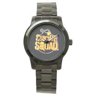 Suicide Squad   Bomb-Logo Horloge