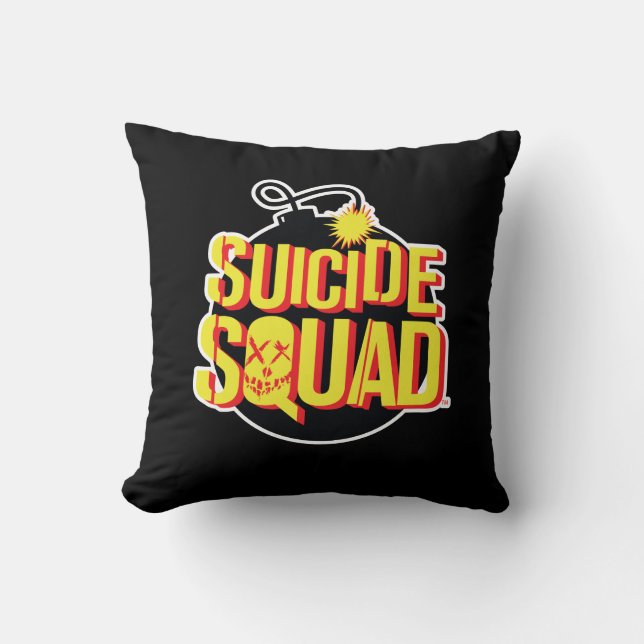 Suicide Squad | Bomb-Logo Kussen (Voorkant)