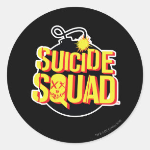 Suicide Squad Bomb-Logo Ronde Sticker