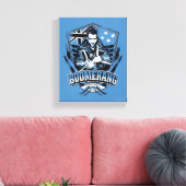 Suicide Squad | Boomerang Badge Canvas Afdruk (Insitu (Woonkamer))