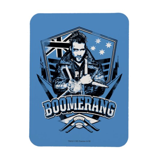 Suicide Squad | Boomerang Badge Magneet (Verticaal)