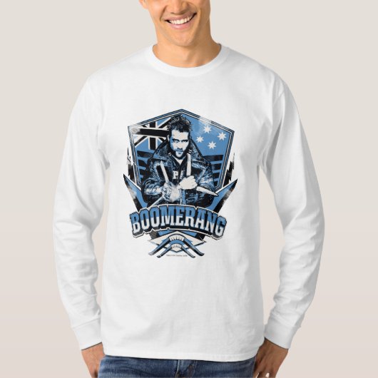 Suicide Squad | Boomerang Badge T-shirt (Voorkant)