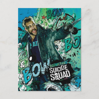 Suicide Squad | Boomerang Character Graffiti Briefkaart
