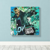 Suicide Squad | Boomerang Character Graffiti Canvas Afdruk (Insitu (Houten vloer))