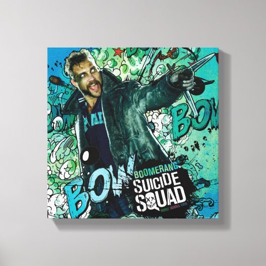 Suicide Squad | Boomerang Character Graffiti Canvas Afdruk (Voorkant)