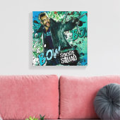 Suicide Squad | Boomerang Character Graffiti Canvas Afdruk (Insitu (Woonkamer))
