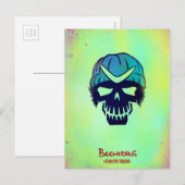 Suicide Squad | Boomerang Head Icon Briefkaart (Voorkant / Achterkant)