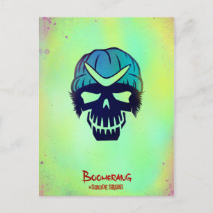 Suicide Squad   Boomerang Head Icon Briefkaart