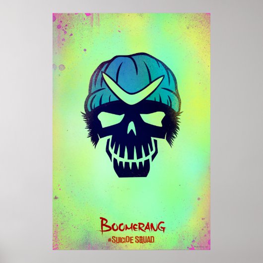 Suicide Squad | Boomerang Head Icon Poster (Voorkant)