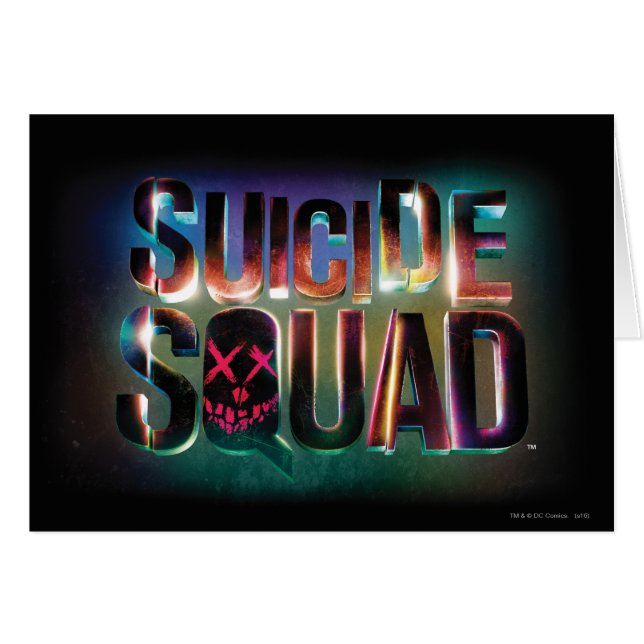 Suicide Squad | Colorful Glow Logo (Voorkant Horizontaal)