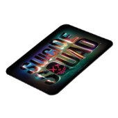 Suicide Squad | Colorful Glow Logo Magneet (Linkerzijde)