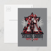 Suicide Squad | Crazy Squad Girls Briefkaart (Voorkant / Achterkant)