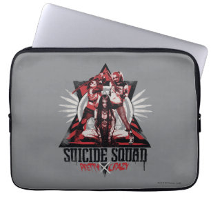 Suicide Squad Crazy Squad Girls Laptop Sleeve