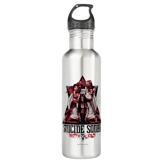 Suicide Squad | Crazy Squad Girls Waterfles (Voorkant)