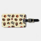 Suicide Squad | Deadshot Emoji Patroon Bagagelabel (Voorkant horizontaal)