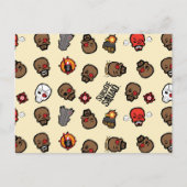 Suicide Squad | Deadshot Emoji Pattern Briefkaart (Voorkant)
