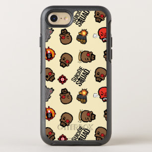 Suicide Squad   Deadshot Emoji Pattern OtterBox Symmetry iPhone 8/7 Hoesje