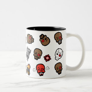 Suicide Squad   Deadshot Emoji Pattern Tweekleurige Koffiemok