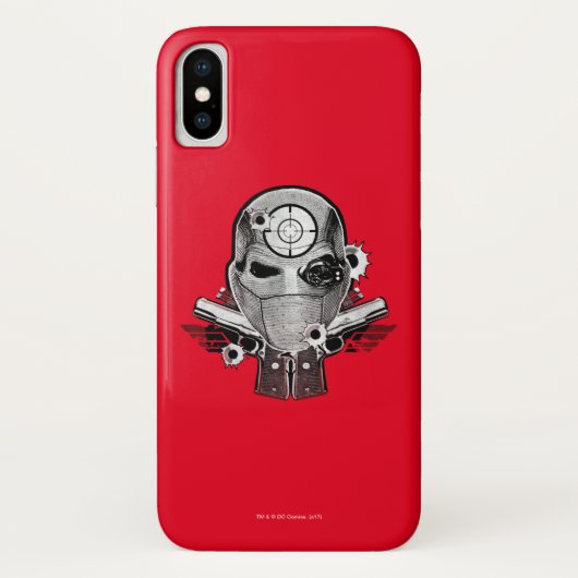Suicide Squad | Deadshot Masker & Pistolen Tattoo Case-Mate iPhone Case (Achterkant)