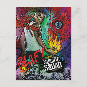Suicide Squad   Diablo Character Graffiti Briefkaart