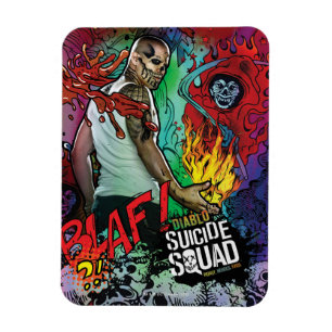 Suicide Squad   Diablo Character Graffiti Magneet